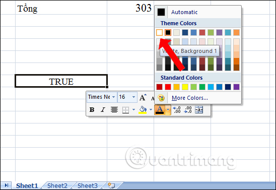 Ways to hide data on Excel