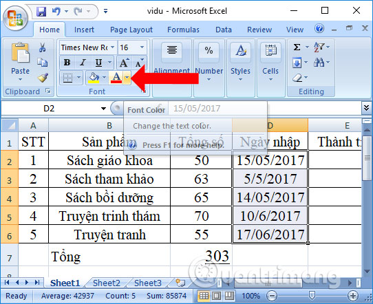 Ways to hide data on Excel - TipsMake.com