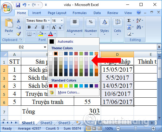 Ways to hide data on Excel Picture 19