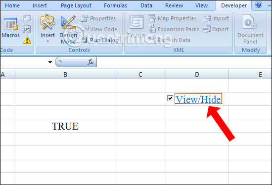 Ways to hide data on Excel Picture 5