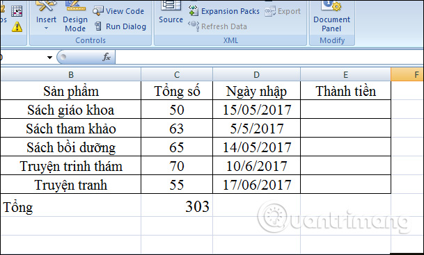 Ways to hide data on Excel Picture 7