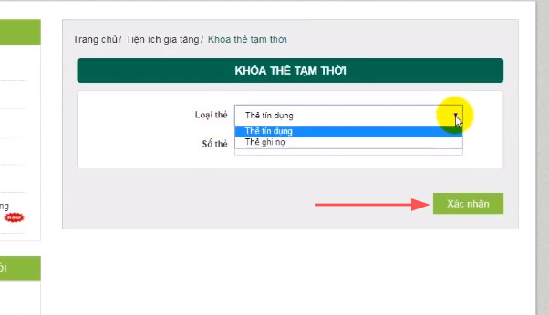Ways to lock your bank cards when you lose or reveal information Picture 2