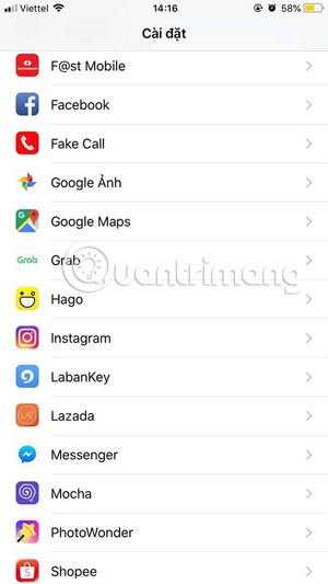 Ways to prevent applications from accessing the microphone on the iPhone Picture 3