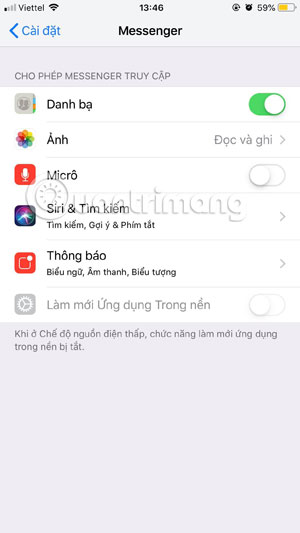 Ways to prevent applications from accessing the microphone on the iPhone Picture 4