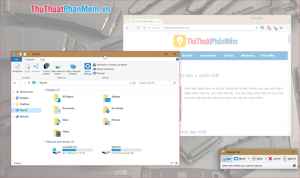 Ways to take a screenshot in Windows 10 computer Picture 13