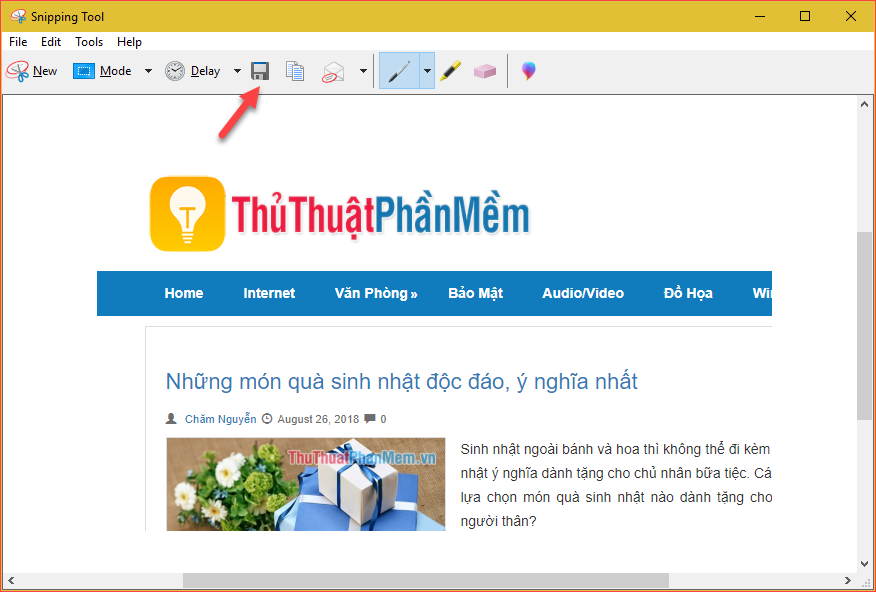 Ways to take a screenshot in Windows 10 computer Picture 15