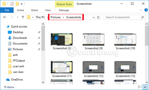 Ways to take screen shots of Windows 10 Picture 2
