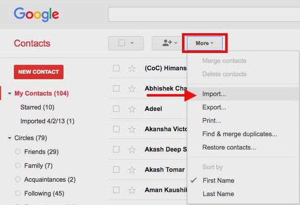 Ways to transfer contacts from iPhone to Android Picture 8