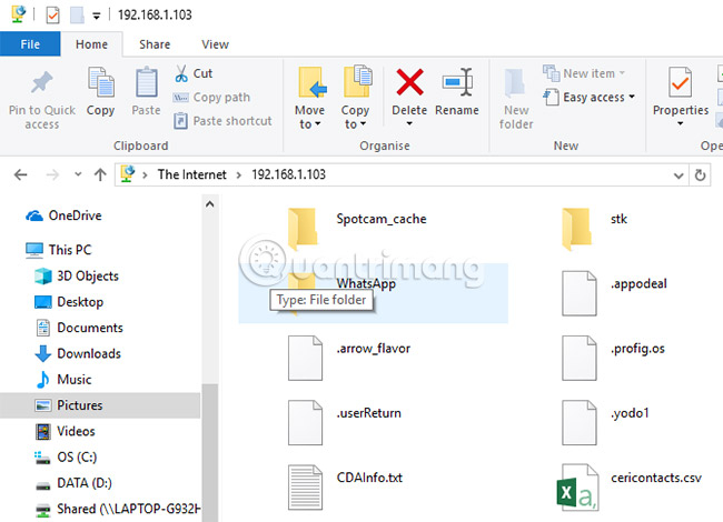 Ways to transfer data between phone and computer without connecting cable Picture 7