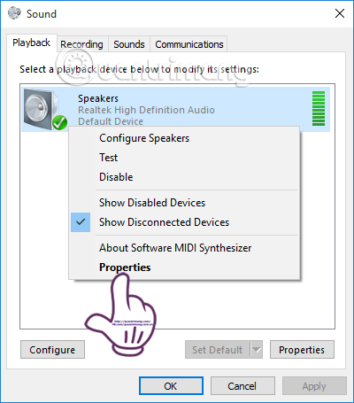 Ways to troubleshoot audio on Windows 10 Picture 6