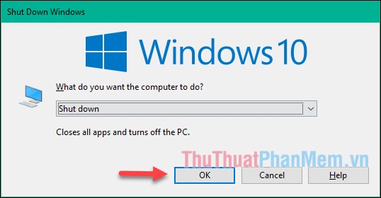 Ways to turn off the computer on Windows 10, Windows 7 Picture 10
