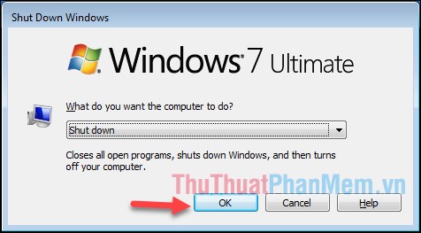 Ways to turn off the computer on Windows 10, Windows 7 Picture 9