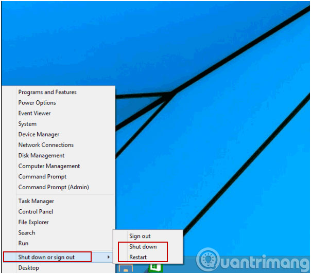 Ways to turn off Windows 10 computer Picture 7