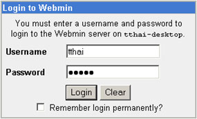 Webmin - configure Linux server with a graphical interface Picture 2