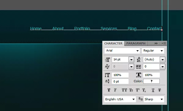 Website design tutorial in Photoshop (Part 3): Create professional website layout Picture 29