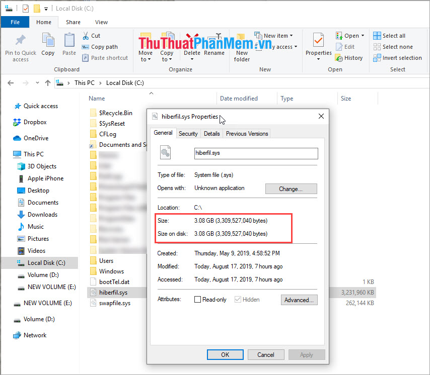 What file is Hiberfil.sys? How to delete Hiberfil.sys file in Windows Picture 6