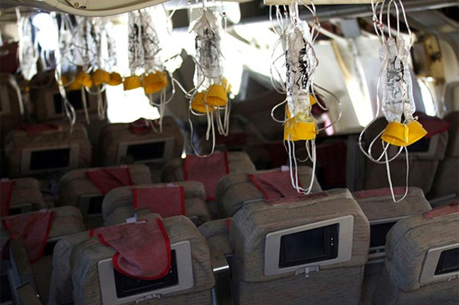 What if the emergency exit door is open while flying? Picture 2