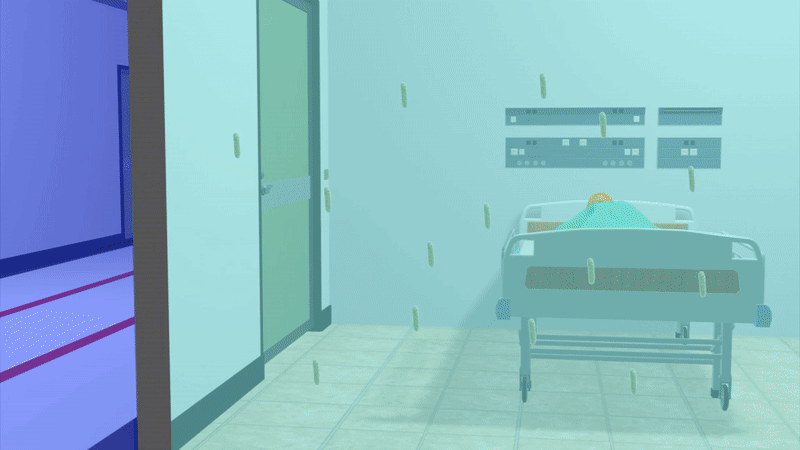 What is a negative pressure room, different from a normal room? Picture 1