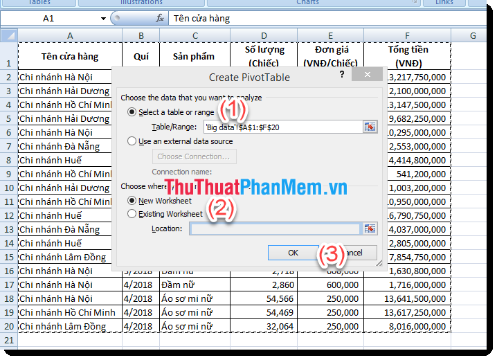 What is a PivotTable? How to use PivotTable in Excel Picture 4