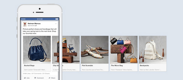 What is a revolving ad on Facebook? How does the image and video size fit? Picture 2