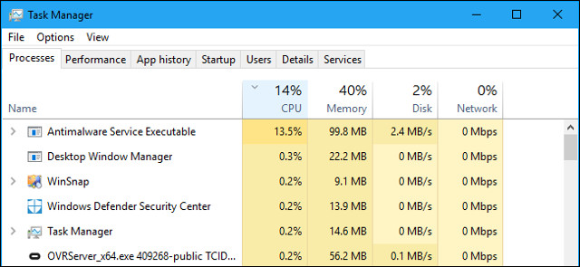 What is Antimalware Service Executable and why is it running on the computer? Picture 1