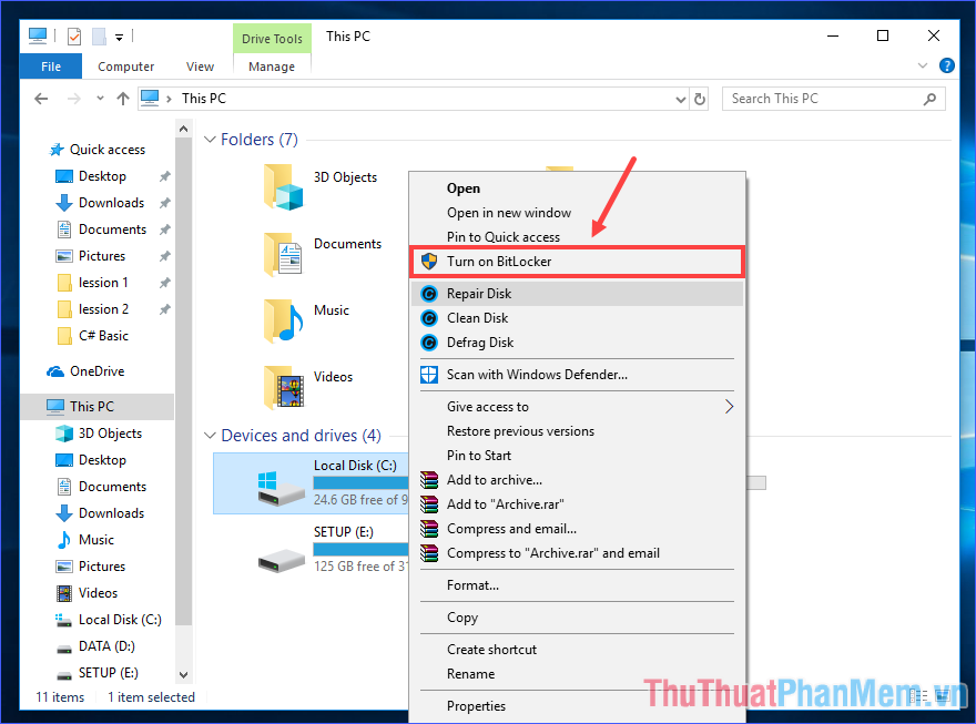 What is bitlocker? How to use Bitlocker to encrypt data Picture 1
