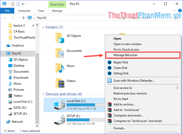 What is bitlocker? How to use Bitlocker to encrypt data Picture 11