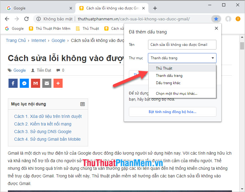 What is bookmark? How to use Bookmark in Web browser Picture 8