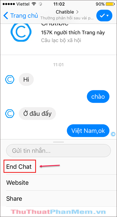 What is Chatible Instructions on how to use Chatible on Facebook Picture 8