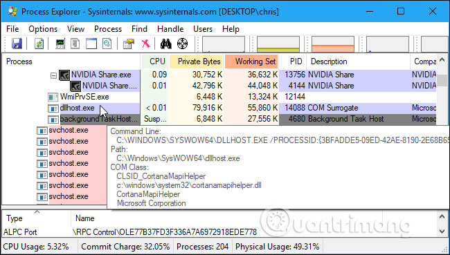 What is COM Surrogate or dllhost.exe and why does it run on the computer? Picture 2