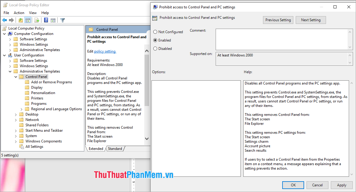 What is GPEdit.Msc (Group Policy Editor)? How to use GPEdit to configure a computer Picture 6