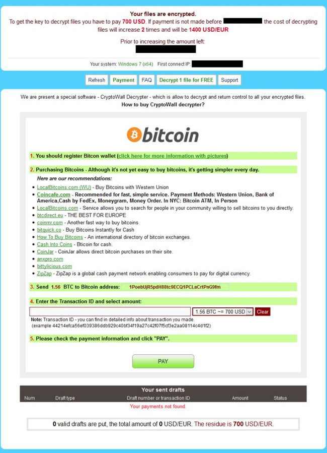 What is Ransomware CryptoWall 4.0? How to clean up Ransomware CryptoWall 4.0? Picture 3