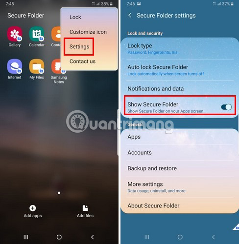 What is Samsung's Secure Folder feature? Picture 3