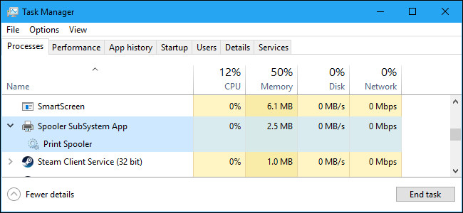 What is 'Spooler SubSystem App' and why run on the computer? Picture 1