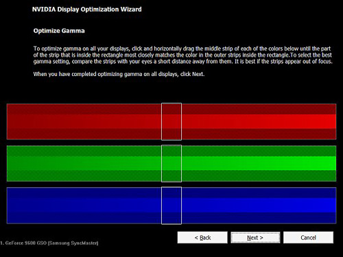 What is the best color correction for the screen? Picture 6