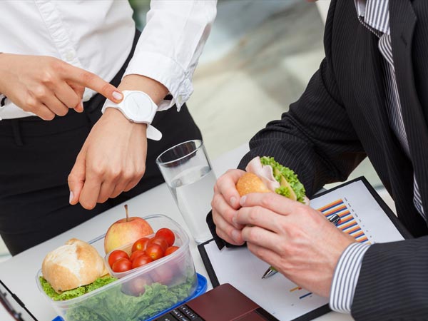 What is the best time to eat meals during the day? Picture 6