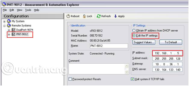 What is the IP address 192.168.1.5 used for? Picture 3