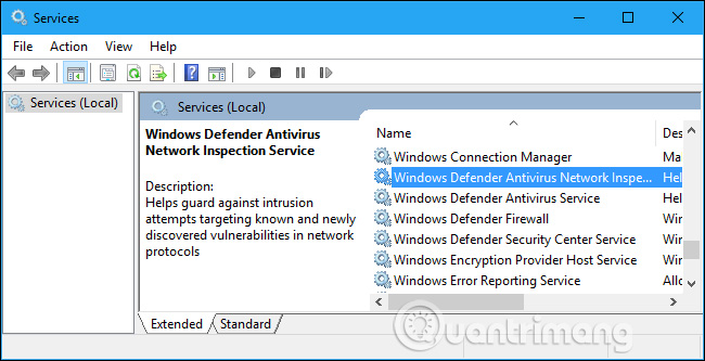 What is the Microsoft Network Realtime Inspection Service (NisSrv.exe) and why is it running on the computer? Picture 2