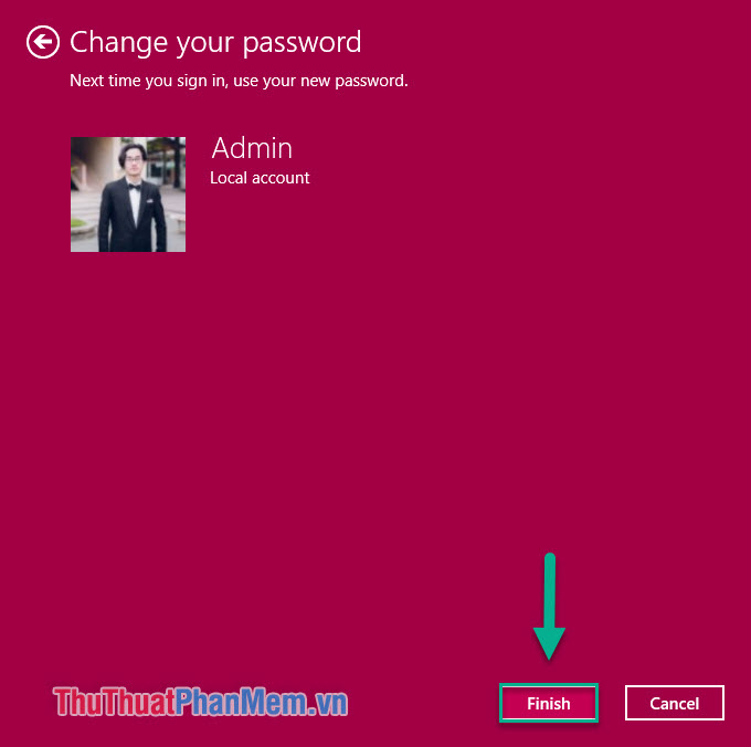 What is the password hint? The effect of Password hint when you forget a password on Windows Picture 5