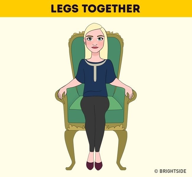 What is the seat posture revealing about your personality? Picture 4
