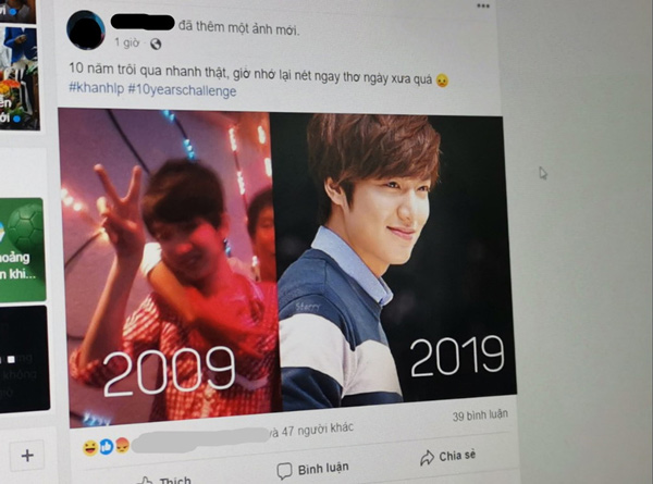 What secret is behind the trend of posting 10-year photos on Facebook? Picture 2