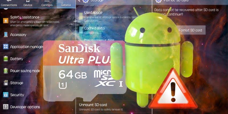 What to do when an error occurs 'Android cannot format SD card'? Picture 1