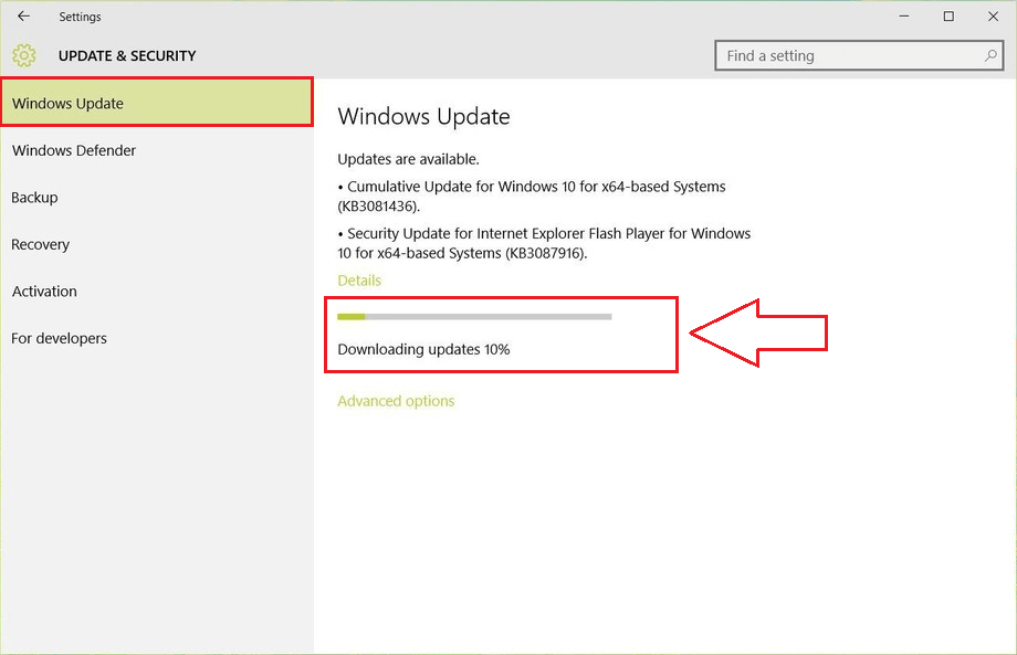 What to do when Windows Update crashes 0% on Windows 7/8/10? - TipsMake.com