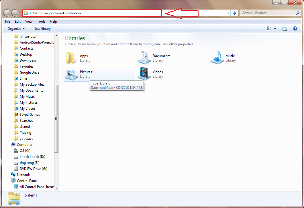 What to do when Windows Update crashes 0% on Windows 7/8/10? Picture 4