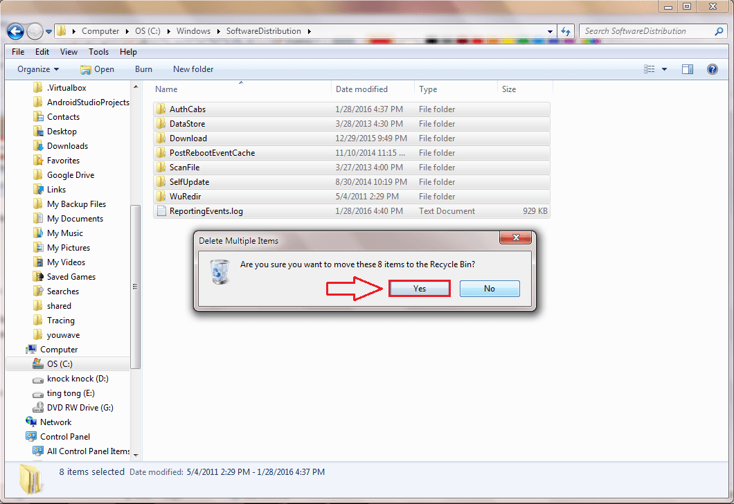 What to do when Windows Update crashes 0% on Windows 7/8/10? Picture 5