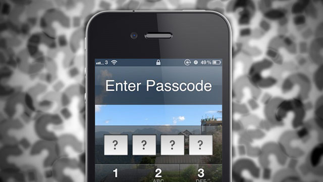 What to do when you forget the smartphone's Passcode Picture 3