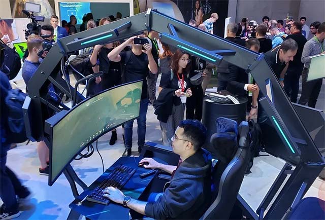 What's new in Acer's new generation gaming chair, priced at over 300 million? Picture 5