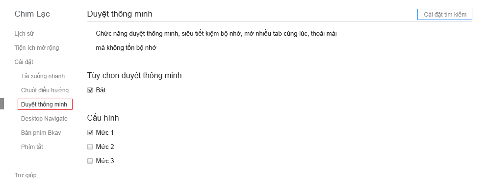 What's the highlight of Bkav's super light, super-fast web browser? Picture 3