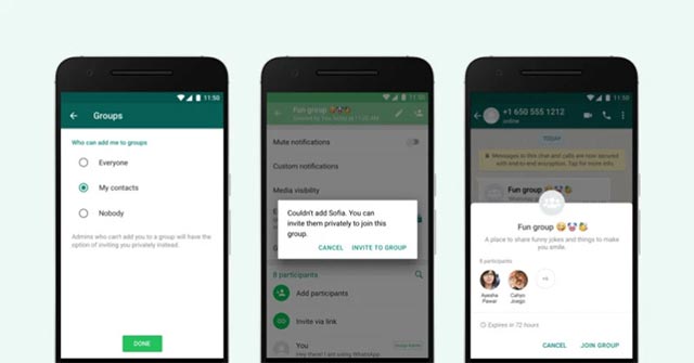 WhatsApp now allows users to control who is allowed to add themselves to the chat group Picture 2