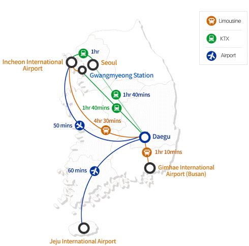 Where is Daegu in Korea? Picture 1